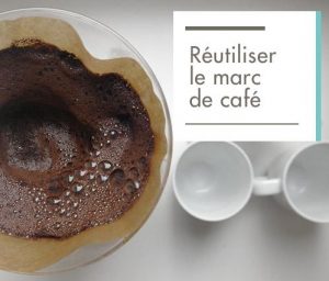Filtre avec marc de café